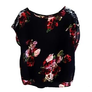 Beautiful lace printed blouse